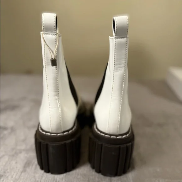 Stella McCartney White Chelsea Boots “Stivaletto” EU 40 | NIB + Dust Bags - Picture 9 of 11